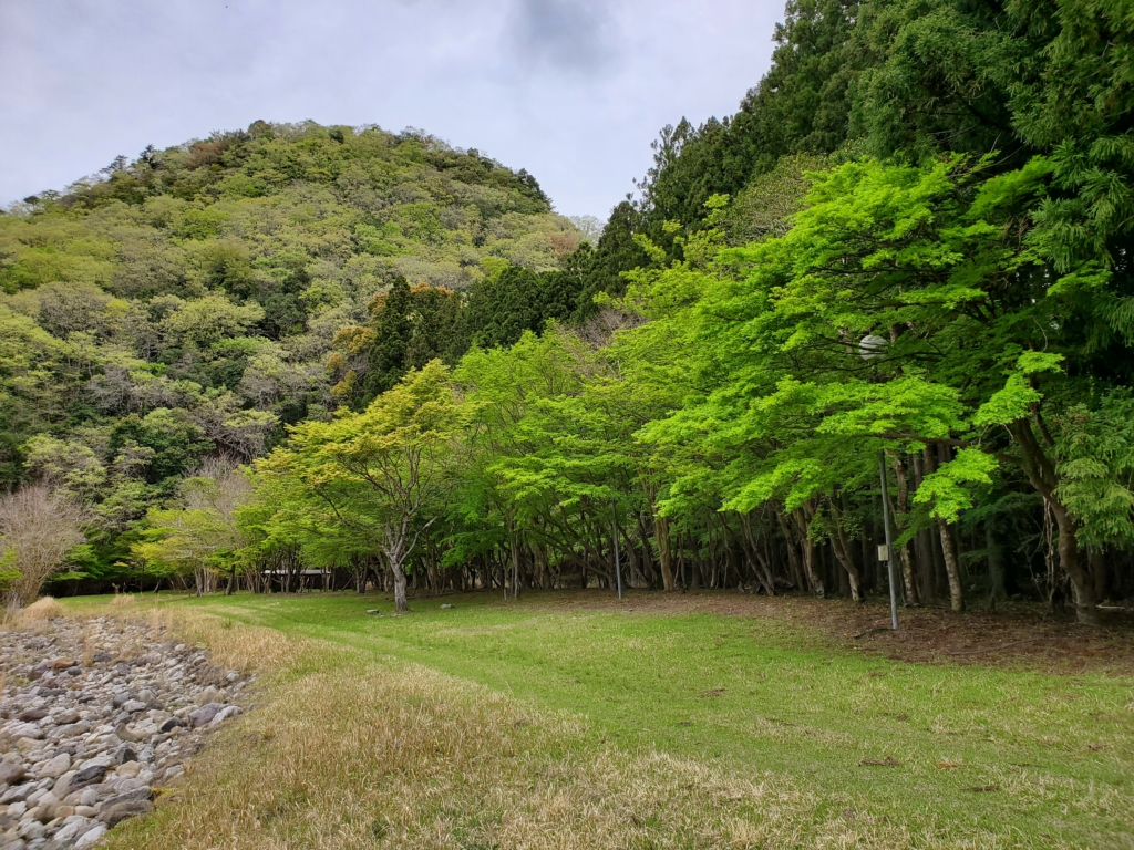 テントサイト 奥熊野温泉 女神の湯 アイリスパークオートキャンプ場