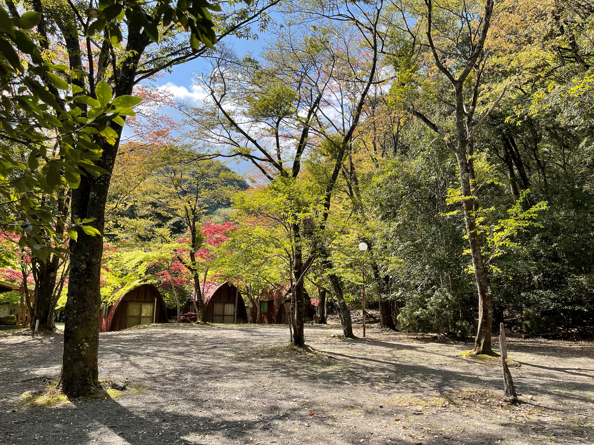 奥熊野温泉 女神の湯 アイリスパークオートキャンプ場 日置川沿いの緑あふれるキャンプ場